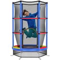 Miniatyrbild 10 av 11: Rootz Children's Trampoline - Barn Jumper - Safety Bouncer - Endless Bouncy Fun - Steel Frame, Ø140x160cm