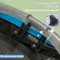 Miniatyrbild 5 av 11: Rootz Children's Trampoline - Safety Net - Non -Slip Ben - Zipper Access - Ø140 x 190h cm