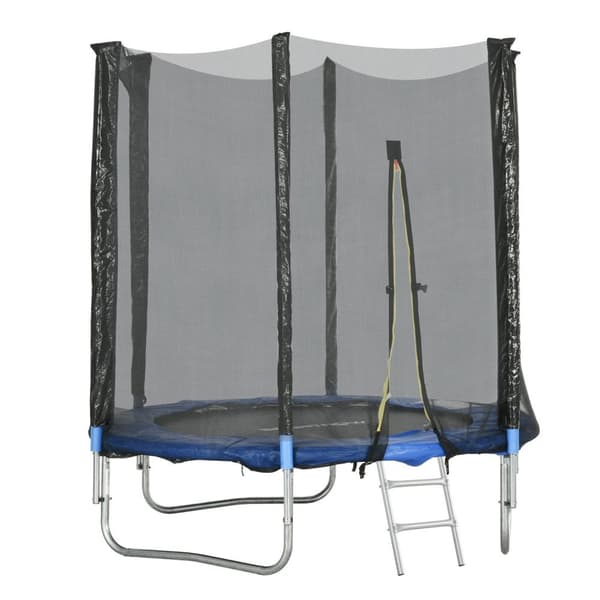 Rootz Outdoor Trampoline - Bouncy Trampoline - Safe Jumping Set - Förbättrar balans - Ø180 cm x 200 cm för barn och vuxna