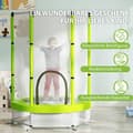 Miniatyrbild 8 av 11: Rootz Children's Trampoline - Barn studsande leksak - Mini Jumper - Safety Net - Inomhus och utomhus kul - Ø140 x 190h cm - Grönt