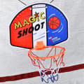 Miniatyrbild 11 av 11: Trampolin för barn med basketkorg – mini inomhus- och utomhustrampolin, maxvikt 45 kg, 164x140 cm, röd/gul/blå