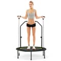 Miniatyrbillede 3 af 8: Foldbar trampolin, 101x101x105-129 cm, Blå