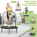 Miniatyrbillede 7 af 8: Foldbar trampolin, 101x101x105-129 cm, Blå