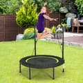 Miniatyrbillede 1 af 8: Foldbar trampolin, 101x101x105-129 cm, Blå