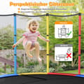 Miniatyrbillede 3 af 8: Have trampolin, 165x165x165 cm, Farverig