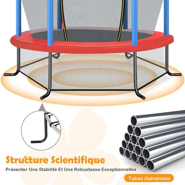 Have Trampolin, 165x165x188 cm, Blå