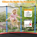 Miniatyrbillede 8 af 8: Have Trampolin, 165x165x188 cm, Blå