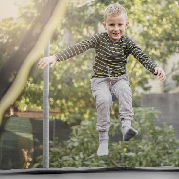 Trampolin Sikkerhedsindhegning, 14ft Udskiftning, Vejrbestandig, Sort
