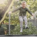 Miniatyrbillede 2 af 8: Trampolin Sikkerhedsindhegning, 14ft Udskiftning, Vejrbestandig, Sort