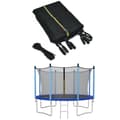 Miniatyrbillede 1 af 8: Trampolin Sikkerhedsindhegning, 14ft Udskiftning, Vejrbestandig, Sort