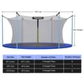 Miniatyrbillede 4 af 8: Trampolin Sikkerhedsnet, 304cm, Sort