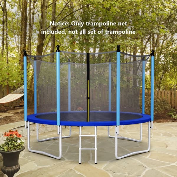 Trampolin Sikkerhedsnet, 304cm, Sort