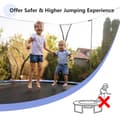 Miniatyrbillede 7 af 8: Trampolin Sikkerhedsnet, 304cm, Sort