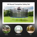 Miniatyrbillede 3 af 4: Trampolin Sikkerhedsnet, 10 ft, Sort