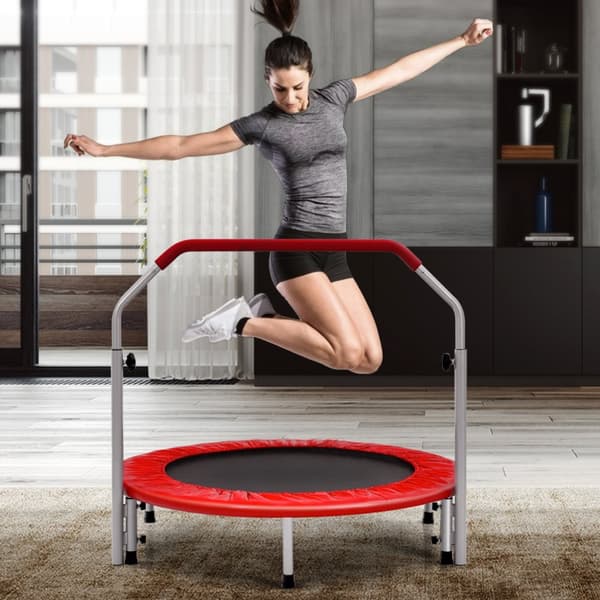 Trampolin för träning, 40x38/41/44/47 tum, Blå och Svart