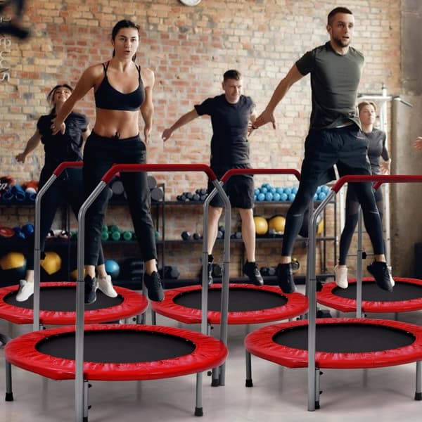 Trampolin för träning, 40x38/41/44/47 tum, Blå och Svart