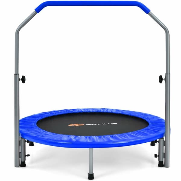 Trampolin til motion, 40x38/41/44/47 tommer, Blå og Sort
