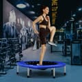 Miniatyrbillede 2 af 8: Lille sammenklappelig trampolin, 38"φ x 7.5", Blå
