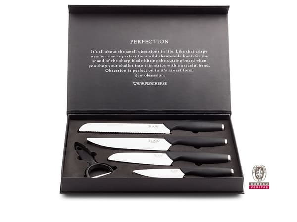 RAW Obsession Keramiska Knivar - Premiumset Vit