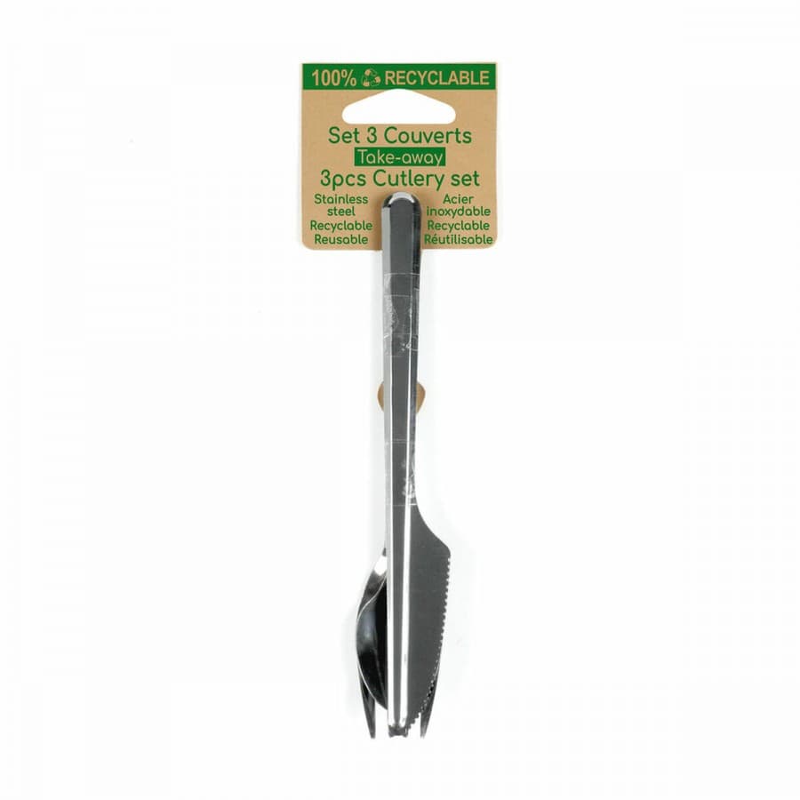 Bestickset Amefa Blad Metall Stål (3 pcs)