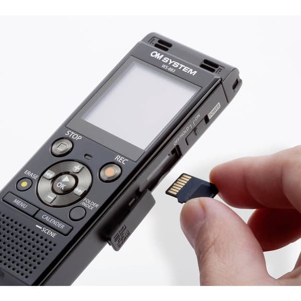 OM System WS-883 Digital Diktafon Inspelningstid (max.) 2080 h Svart