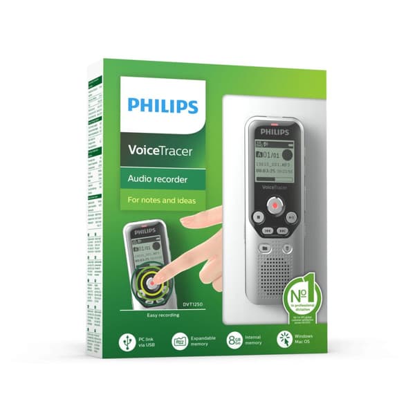 Inspelare Philips DVT1250 Svart/Grå