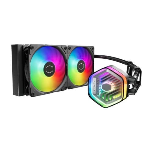 Cooler Master MasterLiquid 240 Atmos ARGB - kylsystem med vätska till processorn Svart