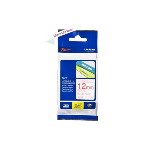 Brother TZe-232 - bandlaminat - 1 kassett(er) - Rulle (1,2 cm x 8 m)