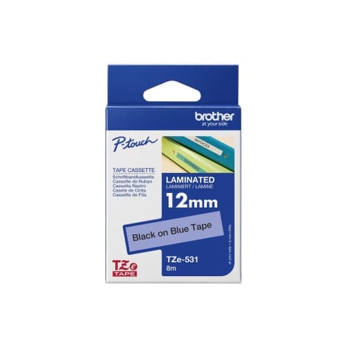 Brother TZe-531 - bandlaminat - 1 kassett(er) - Rulle (1,2 cm x 8 m)