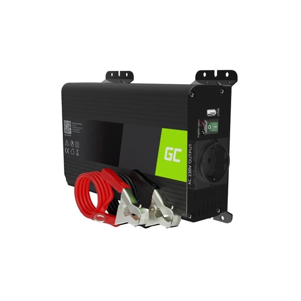 Green Cell Inverter 12V till 230V 300W/600W + USB