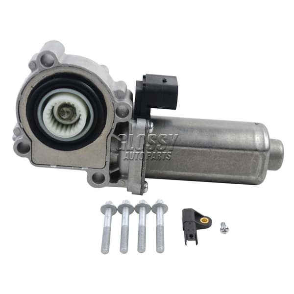 Overførselskasse Motor Aktuator, Kompatibel med BMW X3 E83 X5 E53 E70 F15 F85 F25, OEM Delnumre 27107566296 og 27107528559.