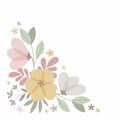 Miniatyrbild 2 av 2: 4 spårark på väg - Stora blommor
