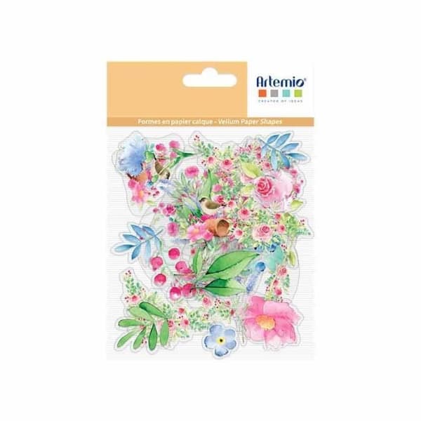 Utstansade lager I blomsterträdgården