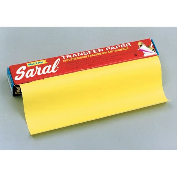 Papier transfer Saral 12 ark 45 x 61 cm Gul