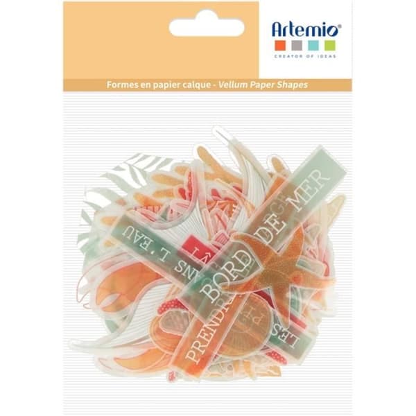 Die Cut kalke - ARTEMIO - Korall - 35 st