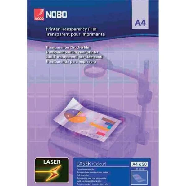 Transparens för laserskrivare, A4-format, 120