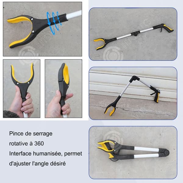 INN Picker 79cm Mass Grabber Långt handtag soptång Pickup Tools Garbage Picker Bärbar multifunktionstång