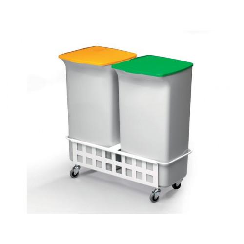 Sorteringsvagn 2x40L