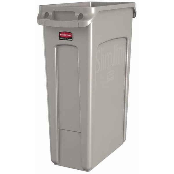 Gummislamskompaktorn Rubbermaid kommersiella produkter - FG354060BEIG - Avfallssamlare 87 l Beige