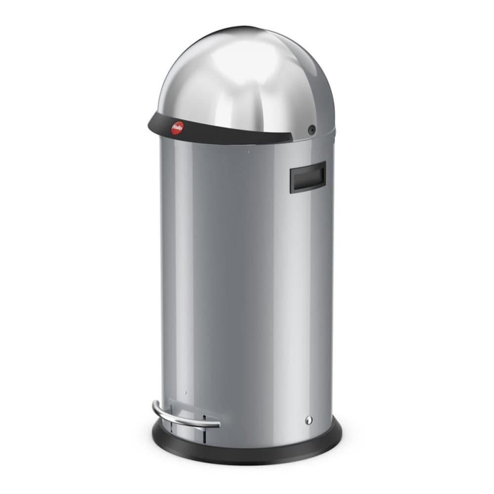 Hailo pedalspand KickVisier str. XL 36 l sølvfarvet 0850-559