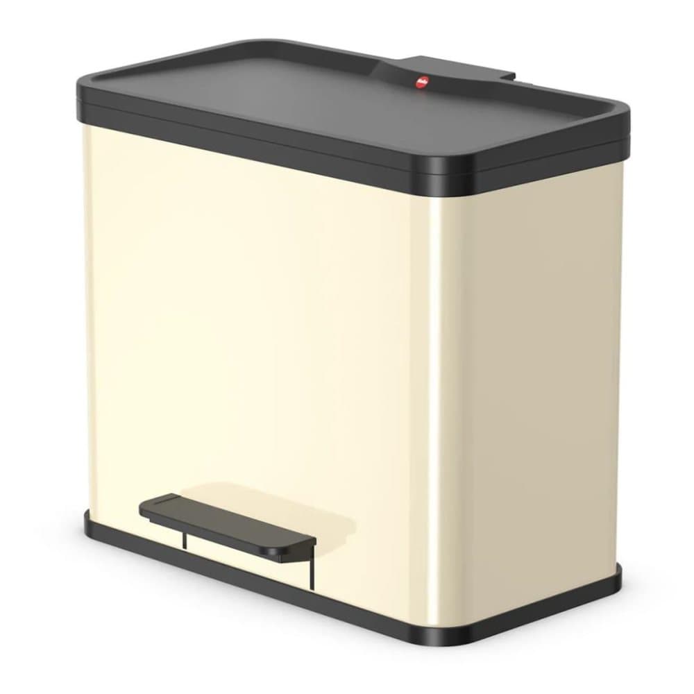 Hailo pedalspand Oko Trio Plus str. L 3x9 l vaniljefarvet 0633-250