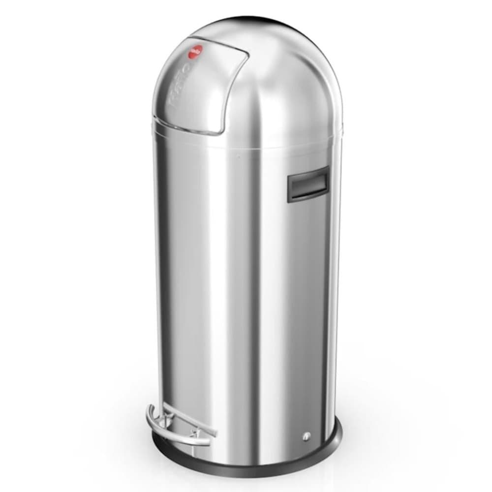 Hailo pedalspand KickMaxx str. XL 36 l rustfrit stål 0850-069