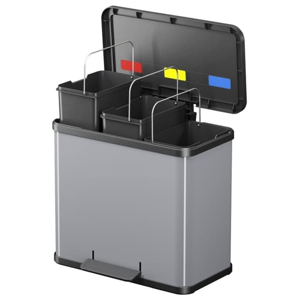 Hailo Pedalhink Oko Trio Plus storlek L 3x9 L silver 0633-220