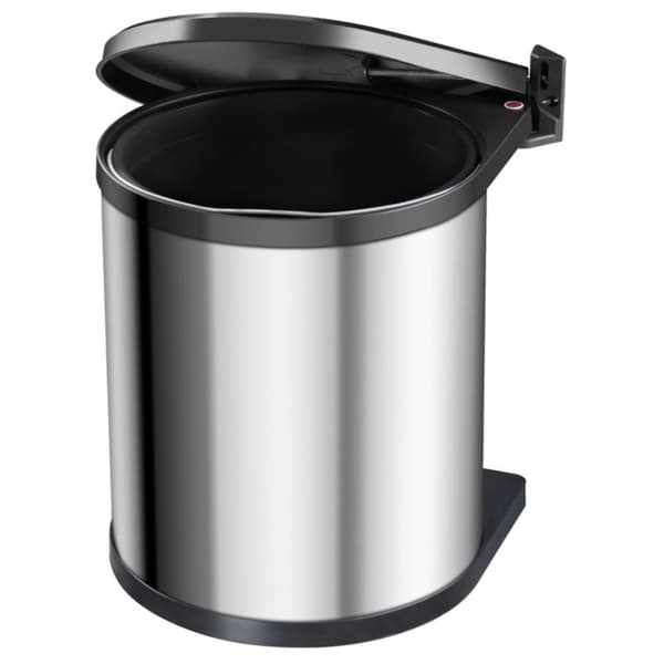 Hailo skabsskraldespand Compact-Box str. M 15 l rustfrit stål 3555-101