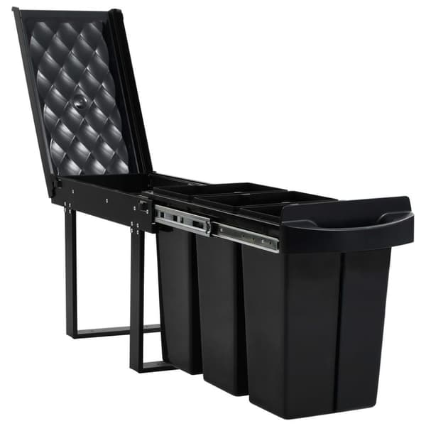 vidaXL Utdragbar sophink mjuk stängning 36 L