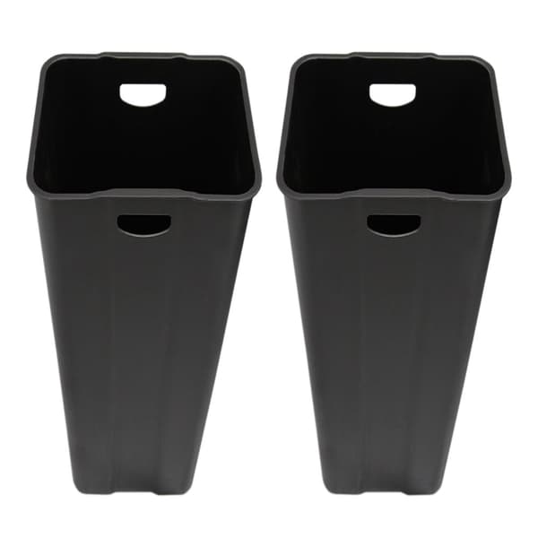 60 L Dubbla Soptunnor med pedaler | Vit