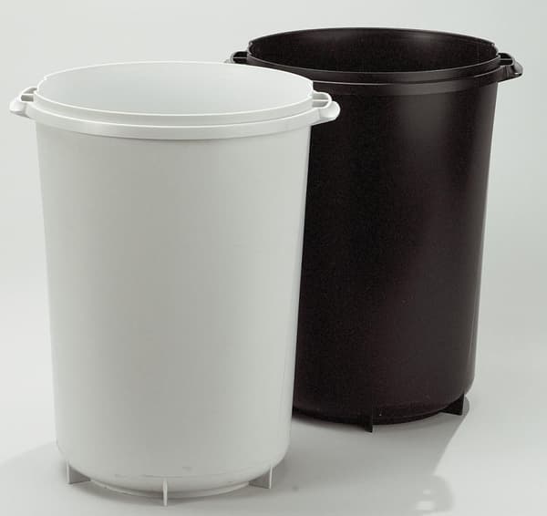Papperskorg DURABIN rund 40L svart