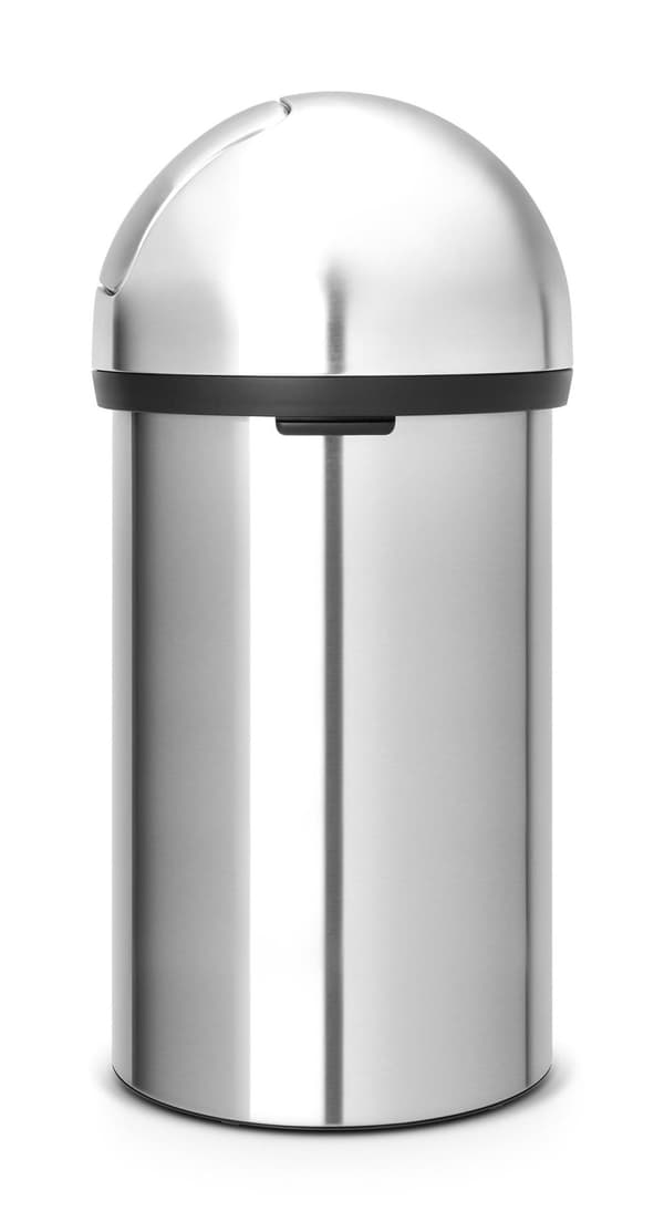 Papperskorg BRABANTIA Push 60L stål