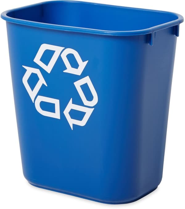 Papperskorg 13L blå
