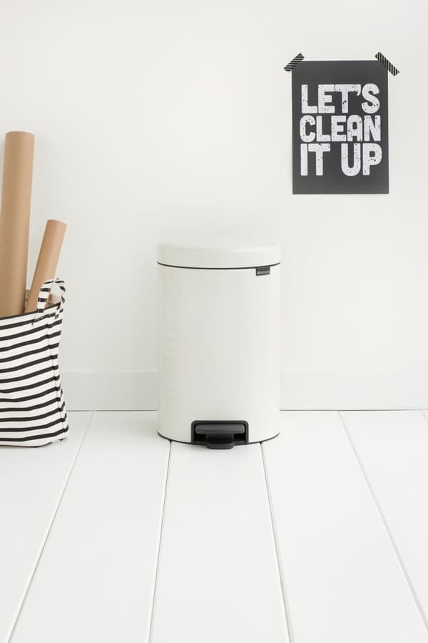 Papperskorg BRABANTIA NewIcon 12L vit